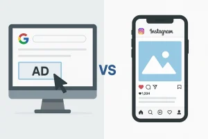 تبلیغات کلیکی بهتره یا اینستاگرام؟ 